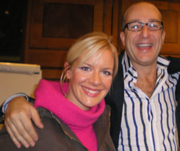 Davinia with her mentor Paul Mckenna.