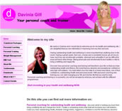 davinia.org.uk website image