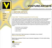 ventureartists.com website image