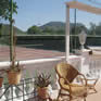 Tennis court for use with this holiday home in Mallorca